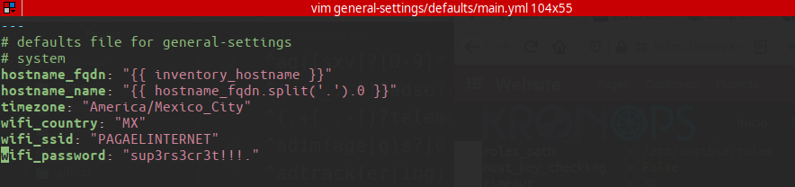 Ansible playbook defaults